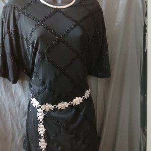 Black velvet dress vintage. I've had it for at least 15-20 yrs